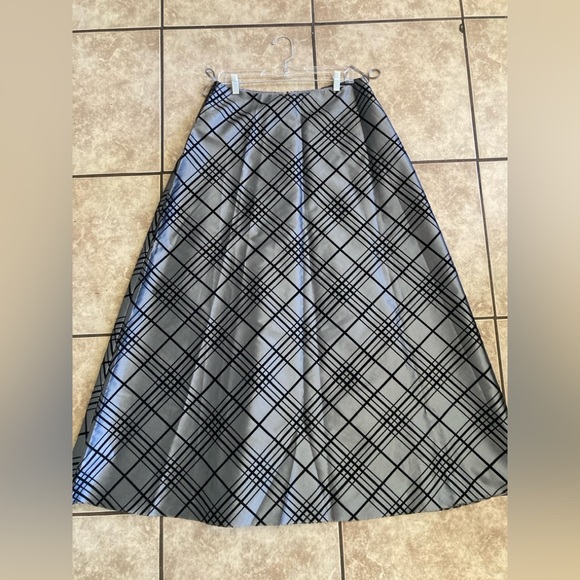 VINTAGE VICTOR COSTA MAXI SKIRT size 12 - Picture 10 of 12